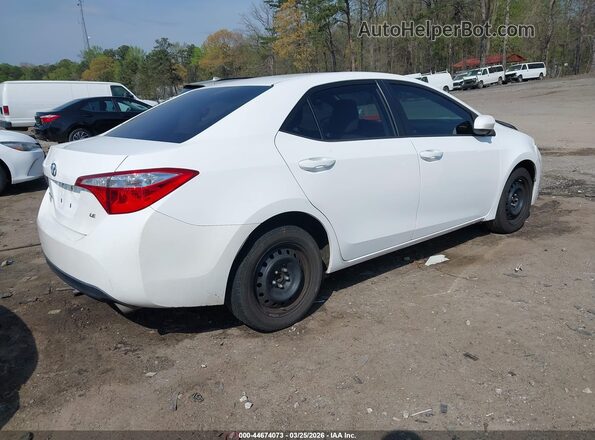 2T1BURHE3GC554814 2016 TOYOTA LL White Задня права чверть