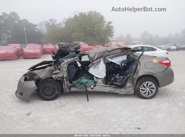 2T1BURHE4JC110090 2018 TOYOTA LL Gray Widok wnętrza z tyłu