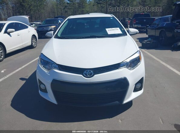 2T1BURHE5GC635183 2016 TOYOTA LL White Widok zestawu wskaźników