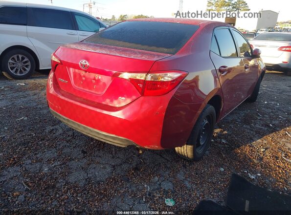 2T1BURHE7HC817632 2017 TOYOTA LL Красный Задняя правая четверть
