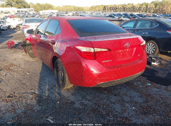 2T1BURHE7HC817632 2017 TOYOTA LL Красный Задняя левая четверть