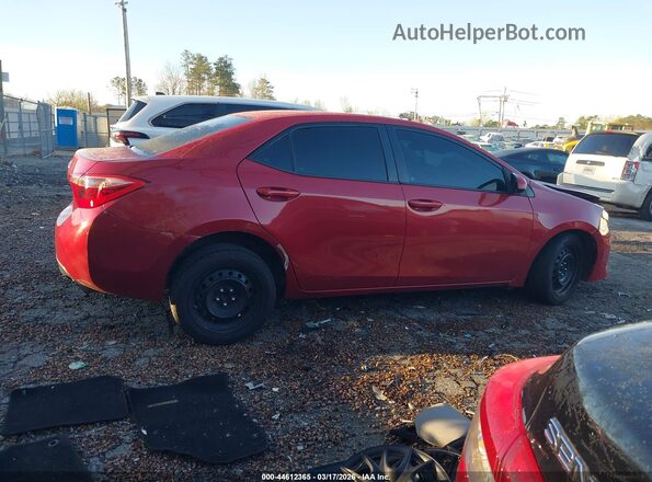 2T1BURHE7HC817632 2017 TOYOTA LL Красный Вид задней части салона