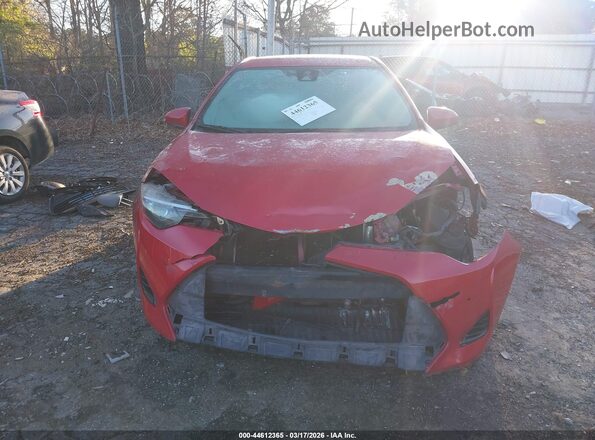 2T1BURHE7HC817632 2017 TOYOTA LL Красный Вид щитка приборов