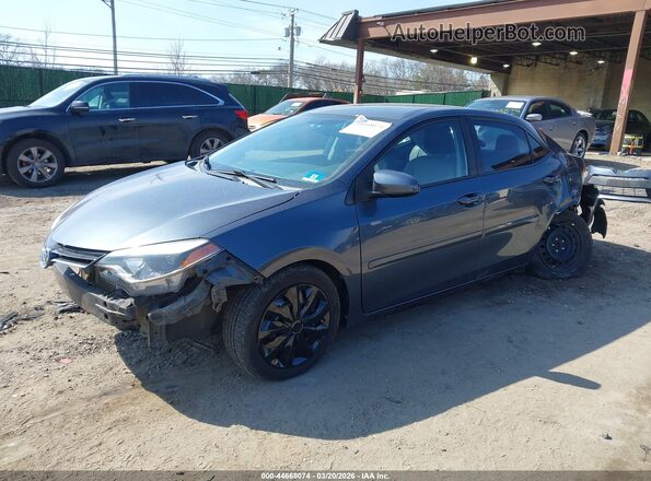 2T1BURHE9GC708748 2016 TOYOTA LL Gray Առջևի ձախ երեք քառորդ տեսարան