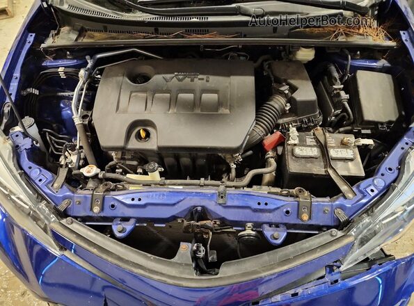 2T1BURHE9JC006565 2018 TOYOTA LL Синий Вид задней части салона