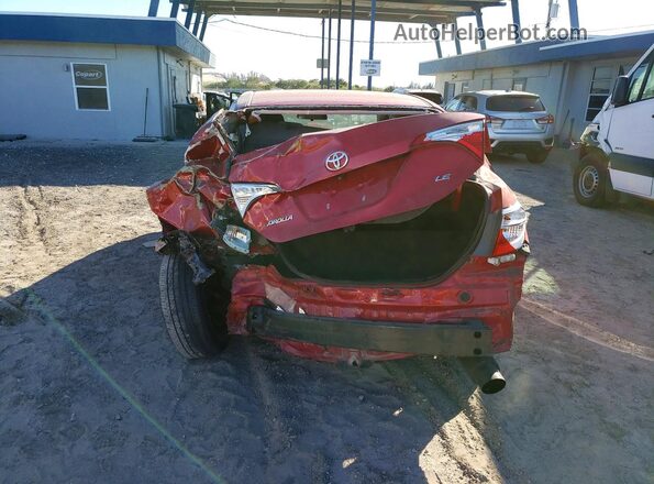 2T1BURHEXGC542448 2016 TOYOTA LL Красный Вид сзади