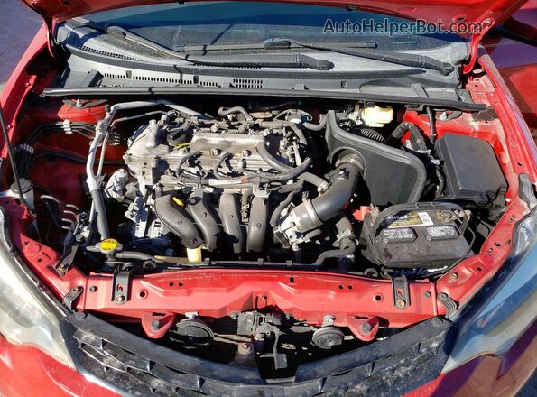 2T1BURHEXGC542448 2016 TOYOTA LL Красный Вид задней части салона