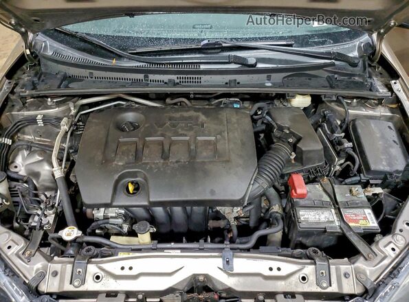 2T1BURHEXHC864735 2017 TOYOTA LL Brown Rear interior view