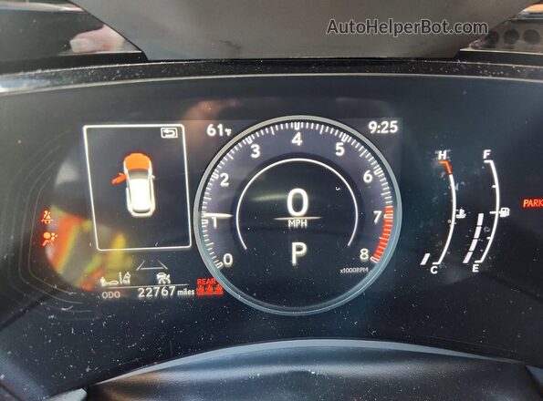 2T2ADCAZ4PC004085 2023 LEXUS NX Red Widok zestawu wskaźników