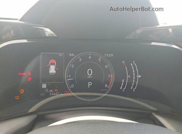 2T2ADCAZ7PC005327 2023 LEXUS NX Red Instrument cluster view