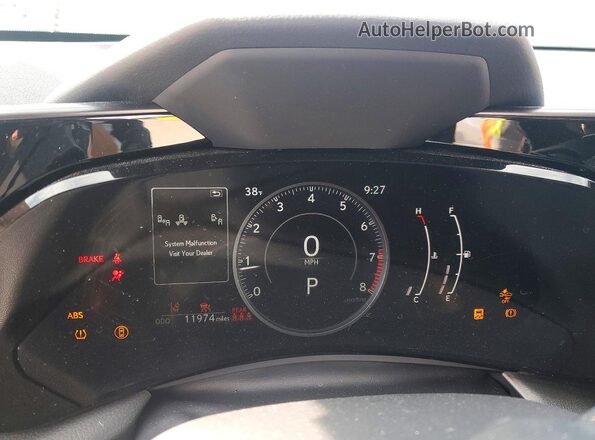 2T2ADCAZXRC009049 2024 LEXUS NX Gray Vista del cuadro de instrumentos