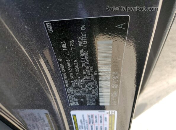 2T2ADCAZXRC009049 2024 LEXUS NX Gray Vista de la etiqueta del VIN
