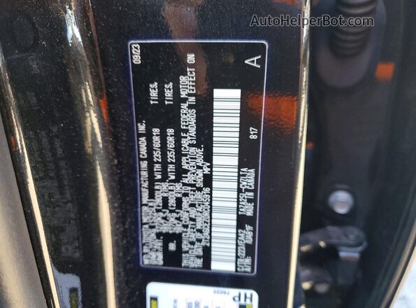 2T2AGCEZ0RC045916 2024 LEXUS NX Charcoal VIN կոդի պիտակի տեսք