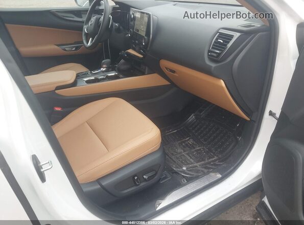 2T2AGCEZ7SC082385 2025 LEXUS NX 350 White Vista interior delantera