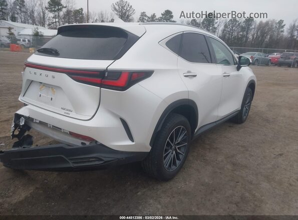 2T2AGCEZ7SC082385 2025 LEXUS NX 350 White Trasero derecho