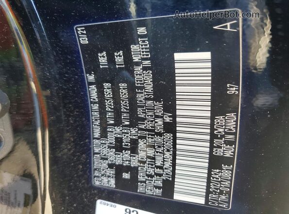 2T2AZMAA8MC206098 2021 LEXUS RX Black ძრავის განყოფილების ხედი
