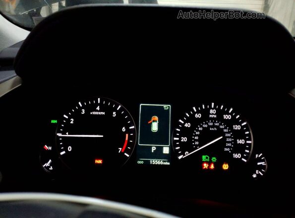 2T2AZMDA4NC367951 2022 LEXUS RX Black Вид щитка приладів