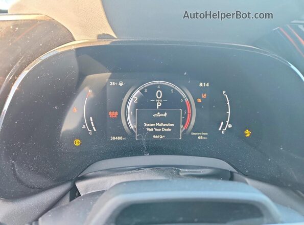 2T2BAMBA0PC001910 2023 LEXUS RX Gray Սարքավորումների վահանակի տեսք