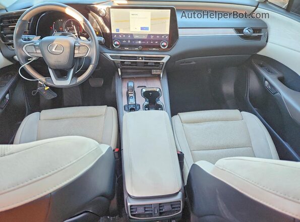 2T2BAMBA0PC001910 2023 LEXUS RX Gray Առջևի վահանակի տեսք