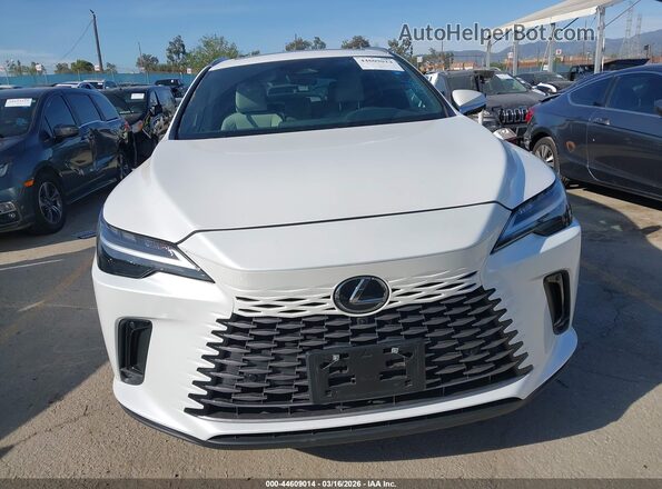 2T2BAMBA3SC057235 2025 LEXUS RX 350 White Vista interior trasera