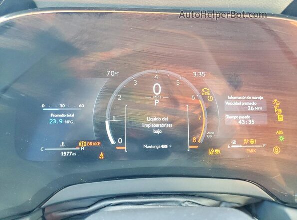 2T2BAMBA3TC069693 2026 LEXUS RX Burgundy Vista del cuadro de instrumentos