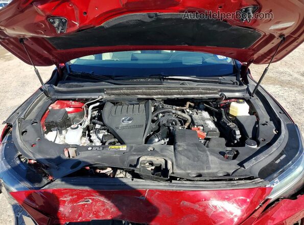 2T2BAMBA3TC069693 2026 LEXUS RX Burgundy Vista del compartimento del motor
