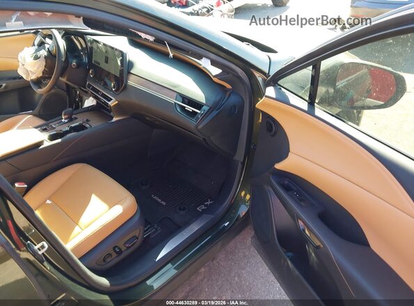 2T2BAMBA7SC067640 2025 LEXUS RX 350 Green Widok wnętrza z przodu