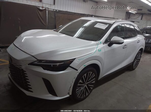 2T2BAMBAXRC035193 2024 LEXUS RX 350 White წინა მარცხენა ხედი სამი მეოთხედიდან