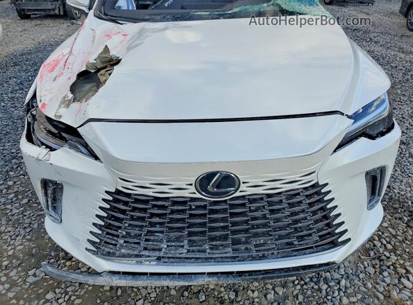 2T2BAMBAXRC051037 2024 LEXUS RX White ძრავის განყოფილების ხედი