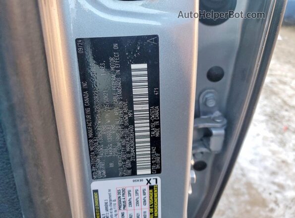 2T2BAMCA0RC083400 2024 LEXUS RX Silver Widok komory silnika