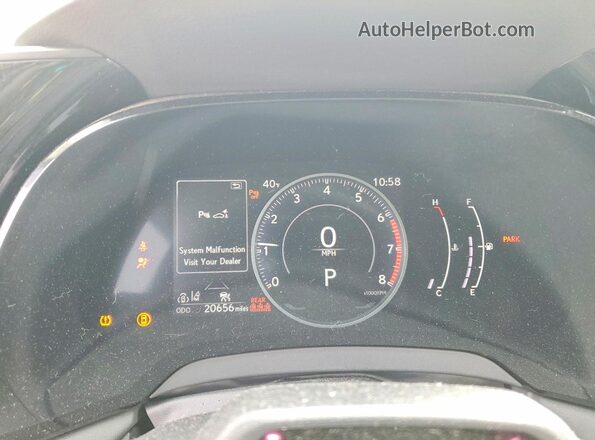 2T2BAMCA2PC021414 2023 LEXUS RX Gray Вид щитка приладів