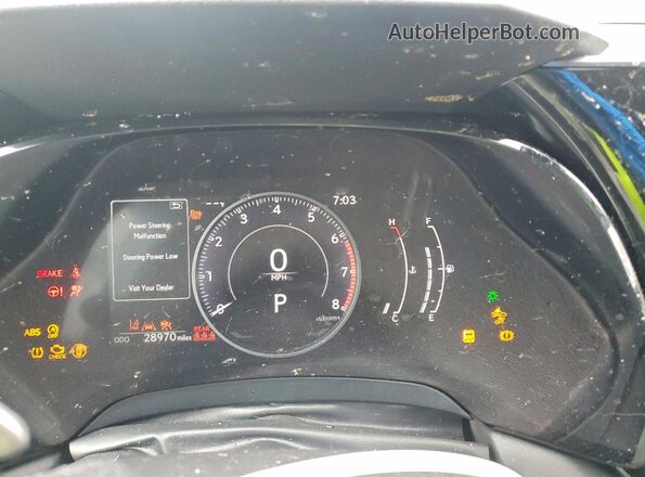 2T2BAMCA6RC082560 2024 LEXUS RX Blue Սարքավորումների վահանակի տեսք