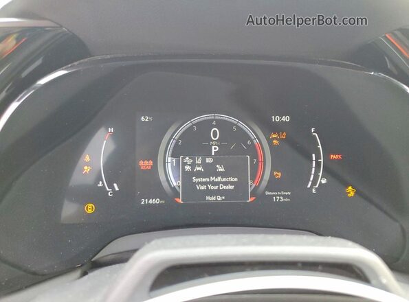 2T2BAMCA8PC021076 2023 LEXUS RX Silver Widok zestawu wskaźników