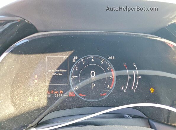 2T2BAMCA8PC034099 2023 LEXUS RX White Instrument cluster view