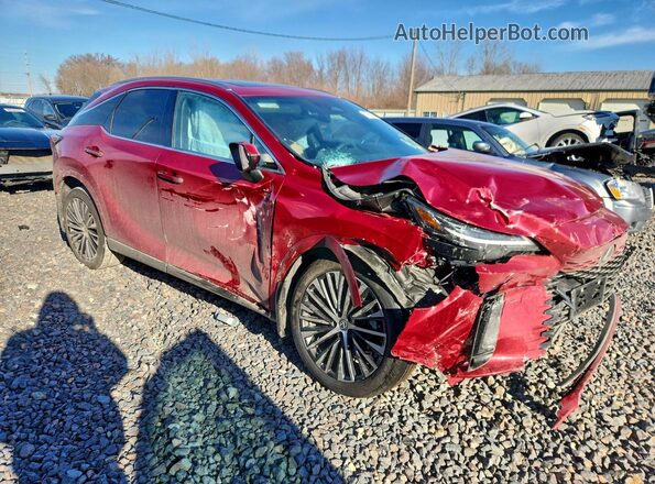 2T2BAMCA9RC053490 2024 LEXUS RX Red Передня права чверть