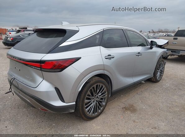2T2BBMCA0SC100277 2025 LEXUS RX 350H Silver Rear right