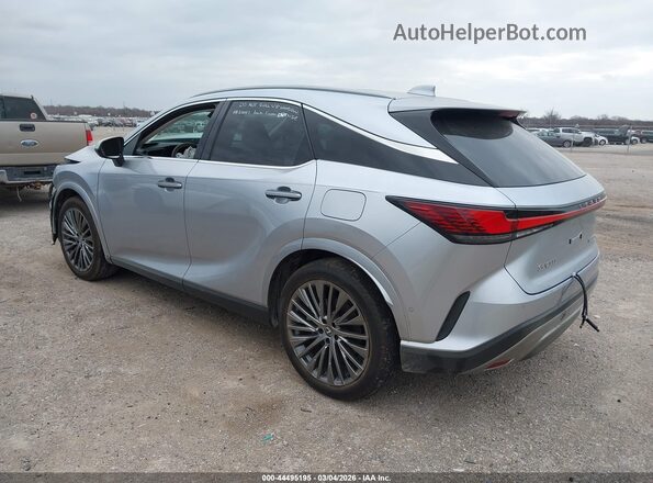 2T2BBMCA0SC100277 2025 LEXUS RX 350H Silver Rear left