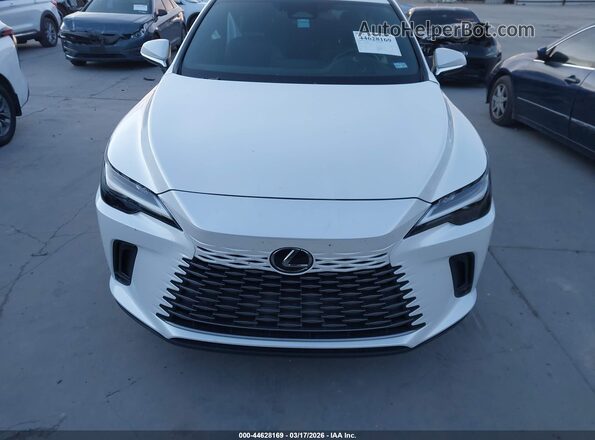 2T2BBMCA1RC030346 2024 LEXUS RX 350H White Widok zestawu wskaźników