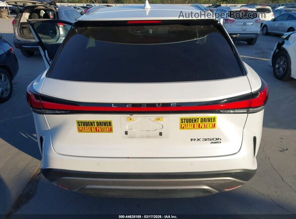2T2BBMCA1RC030346 2024 LEXUS RX 350H White 