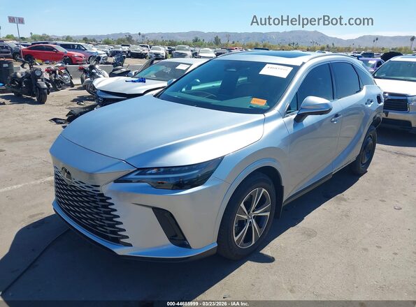 2T2BBMCA2RC047088 2024 LEXUS RX 350H Silver Առջևի ձախ երեք քառորդ տեսարան