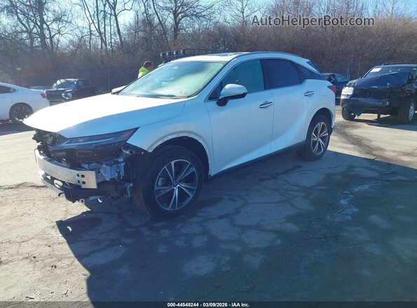 2T2BBMCA2RC051836 2024 LEXUS RX 350H White წინა მარცხენა ხედი სამი მეოთხედიდან