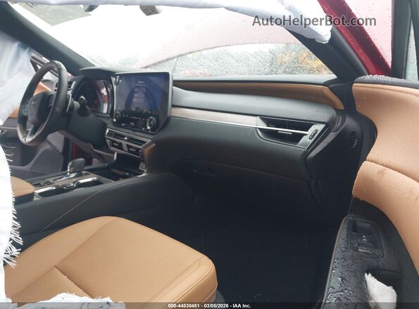 2T2BBMCA3RC061033 2024 LEXUS RX 350H Red Widok wnętrza z przodu
