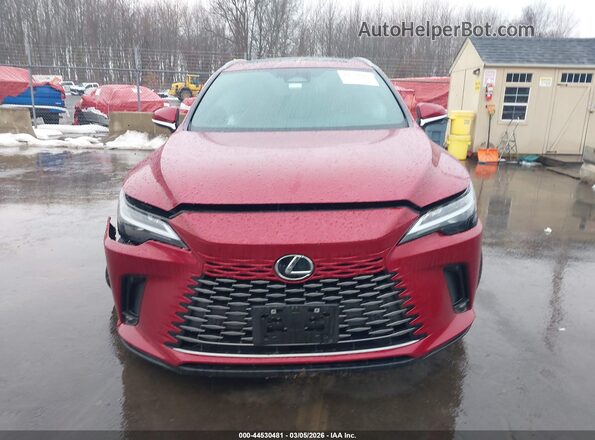 2T2BBMCA3RC061033 2024 LEXUS RX 350H Red Widok zestawu wskaźników