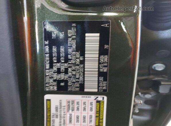 2T2BBMCA4PC005146 2023 LEXUS RX Зеленый Вид наклейки с VIN-кодом