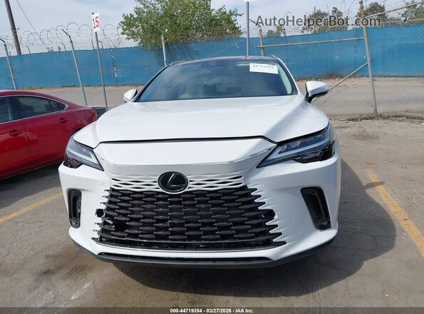 2T2BBMCA6PC011496 2023 LEXUS RX 350H White Սարքավորումների վահանակի տեսք
