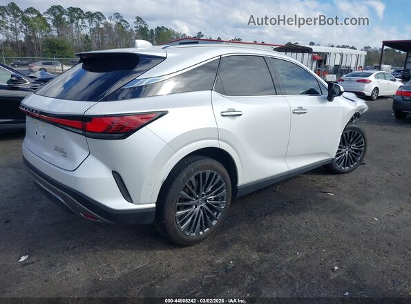 2T2BBMCA6SC081833 2025 LEXUS RX 350H Белый Задняя правая четверть