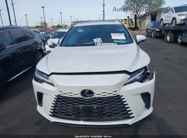 2T2BBMCA7SC074177 2025 LEXUS RX 350H White უკანა სალონის ხედი