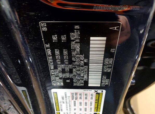 2T2BBMCA7SC104536 2025 LEXUS RX Blue Vista interior de 360 grados