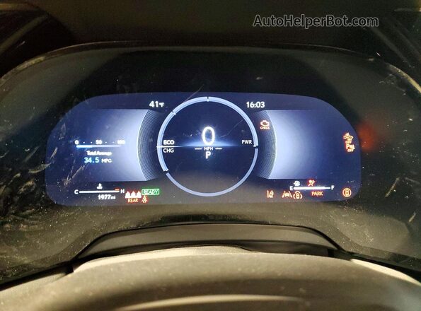 2T2BBMCA7SC104536 2025 LEXUS RX Blue Vista del cuadro de instrumentos