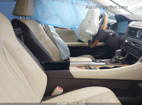 2T2BGMCA1GC004148 2016 LEXUS RX 450H Silver წინა სალონის ხედი